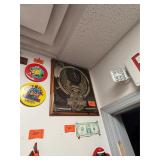 Vintage & Harley Davidson clock / working