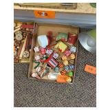 Lot of vintage Christmas decorations