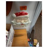 Vintage Plaster Santa Head