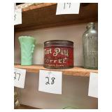 Fort Pitt Ever Fresh Coffee Tin w/ Lid