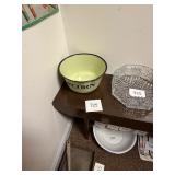 Enamelware Popcorn Bowl