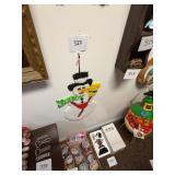 Vintage Popcorn Snowman