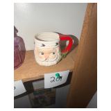 Vintage Ceramic Santa Claus Mug