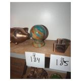 Vintage Solid Marble Stoneworld Globe