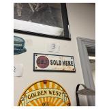 Gulf Oil Porcelain Sign