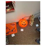 Vintage Blow Mold Pumpkin Jack-O-Lantern