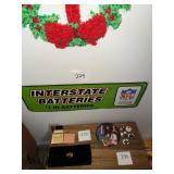Interstate Batteries NFL Metal Sign