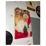 Vintage Santa Claus Wall Decoration
