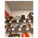 Vintage Metal Plate with holder