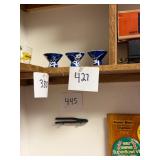 Blue And White Porcelain Saki Cups