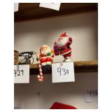 Vintage Santa Christmas Ornaments