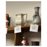 Vtg Wm Adams & Sons Ironstone Pitcher