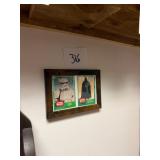 Framed Star Wars Trading Cards