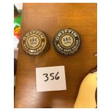 Vtg Griffin A.B.C. Wax Shoe Polish Tins
