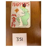 Vtg Harper's Bazaar March Decorative Tray