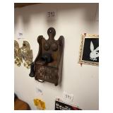 Vintage Style Telephone Wall Clock
