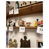 Vtg Japanese Porcelain Teacups & Dragon Cup