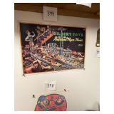 Vtg Gilbert Toys American Flyer 1993 Sign