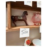 Vintage Cast Iron Horse Figurine