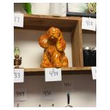 Vintage Ceramic Spaniel Dog Figurine