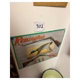 Remington Guns Advertising Sign