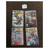 Lot of 4 Vintage Punisher Comic Books