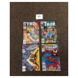 Lot of 4 Vintage Superhero Comic Books