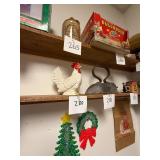 Ceramic Rooster Figurine