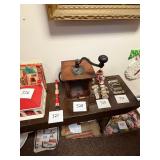 Antique Wood Coffee Mill