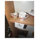 Shelley Fine Bone China Cup & Creamer
