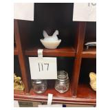 Milk Glass Hen On Nest Dish