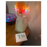 Vtg Lighted Angel Tree Topper