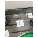 Vintage Herb Juice Glass Bottle