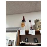 Vintage Shell Oil Glass Dispenser Bottle