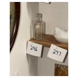 Antique Glass Singer Manf Co Bottle