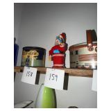 Vtg Santa Claus Wind-Up Toy