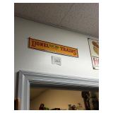Porcelain Lionel Electric Trains Metal Sign