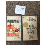 Vintage Ian Fleming James Bond Paperbacks