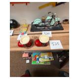 Ceramic Santa Boot Candle Holders
