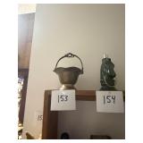Brass Scalloped Basket