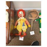 Vtg Ronald McDonald Plush Doll