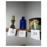 Cobalt Blue Glass Bottle