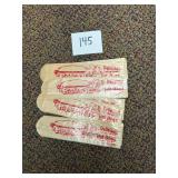 Vintage 1970s Hot Dog Wrappers