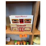 Vintage Plasticville Super Market Model
