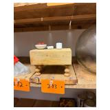 Vintage Miniature Butcher Block Table Set