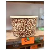 Vintage Spatterware Crock