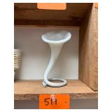 Vintage Milk Glass Lily Vase
