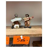 Vintage Porcelain Clown Figurines