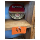 Vtg Esperanto Premium Mixture Tobacco Tin