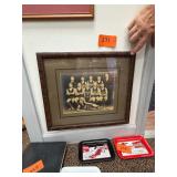 Vintage Framed Basketball Team Photograph